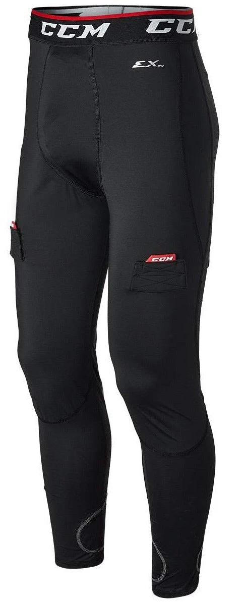 CCM Compression Cut Resistant Pant With Jock/Tabs Mens 1 CCM Compression Cut Resistant Pant With Jock/Tabs Mens