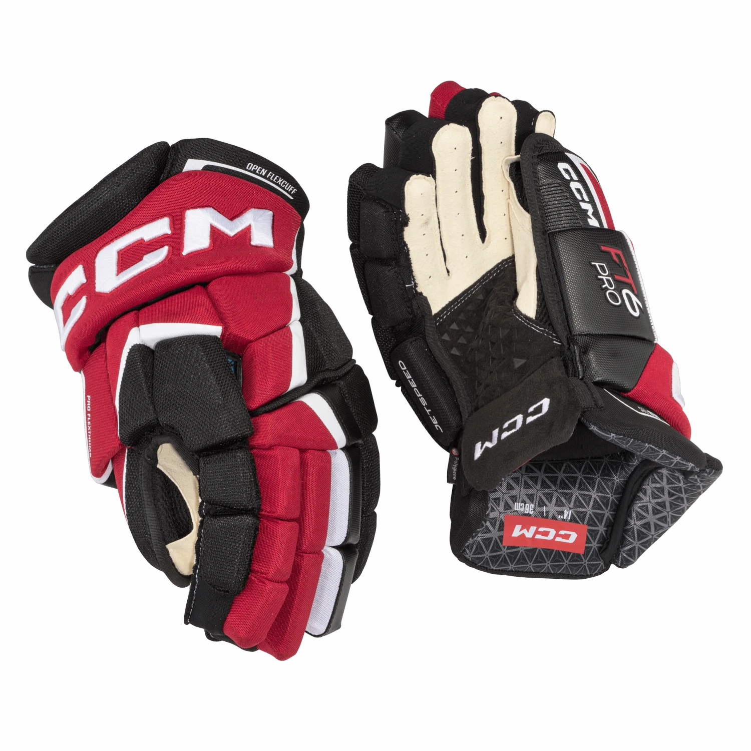 CCM JetSpeed FT6 Pro Junior Hockey Gloves 3 CCM JetSpeed FT6 Pro Junior Hockey Gloves - Image 3