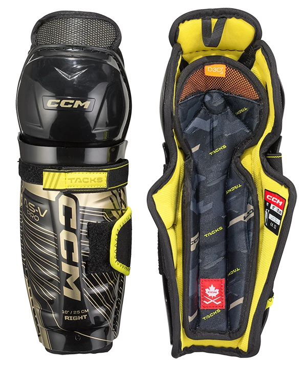 CCM Tacks AS-V Pro Youth Shin Guards 1 CCM Tacks AS-V Pro Youth Shin Guards